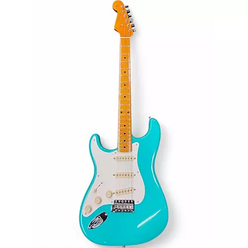Used Fender American Vintage II 1957 Stratocaster Left Handed Seafoam Green Electric Guitar Seafoam Green - musicians--Friend