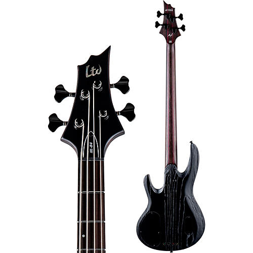 ESP LTD Mike Leon B-4 Electric Bass Guitar Black Blast - musicians--Friend