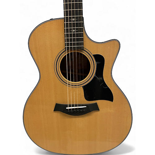 Used Taylor 314CE V-Class Natural Acoustic Electric Guitar Natural - musicians--Friend