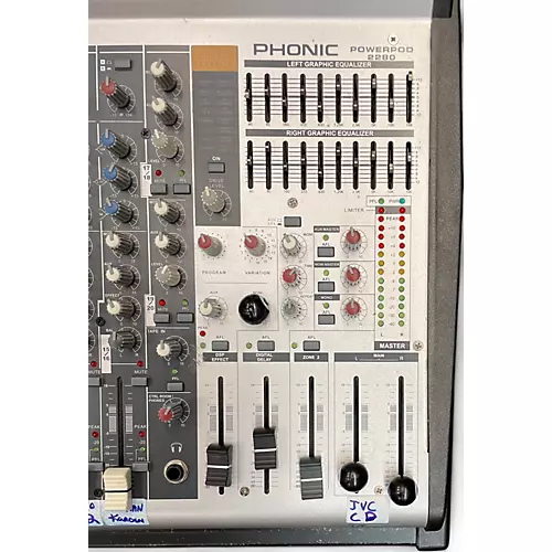 Used Phonic POWERPOD 2280 Powered Mixer - musicians--Friend