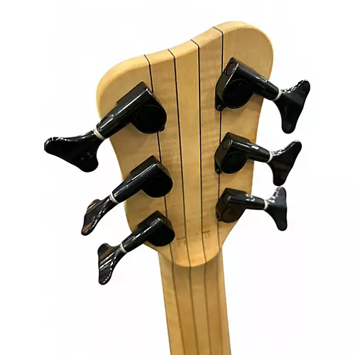 Used Warwick Thumb 6 String Neck Thru Natural Electric Bass Guitar Natural - musicians--Friend