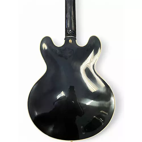 Used Gibson Custom 1959 ES-355 Reissue Stopbar VOS Semi-Hollow Ebony Solid Body Electric Guitar Ebony - musicians--Friend