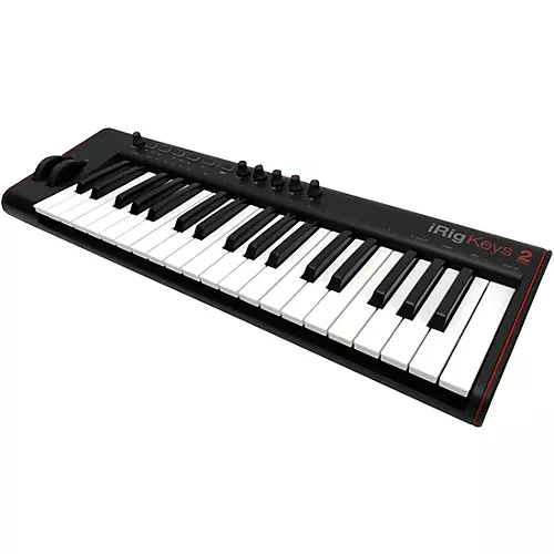 IK Multimedia iRig Keys 2 Pro 37-Full-Size-Key Controller for iPhone, iPad and Mac/PC With SampleTank SE - musicians--Friend
