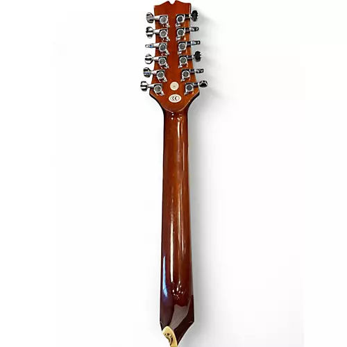 Used Mitchell MD100S12E Natural 12 String Acoustic Electric Guitar Natural - musicians--Friend