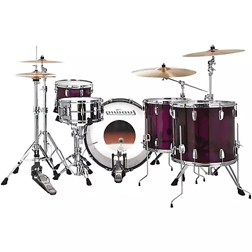 Ludwig Vistalite Zep Set 5-Piece Shell Pack With LM402 Snare Drum Purple - musicians--Friend