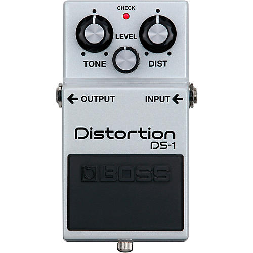 BOSS DS-1 Limited-Edition Metallic White Distortion Effects Pedal - musicians--Friend