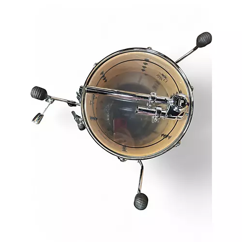 Used Pearl 3 Piece MAPLE PROFFESSIONAL Black Drum Kit Black - musicians--Friend