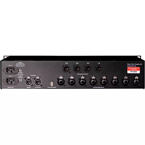 Rupert Neve Designs RMP-D8 8-Channel Dante Mic Pre - musicians--Friend