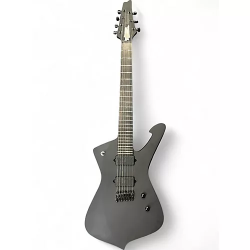 Used Ibanez IC507 Iceman 7 String Black Solid Body Electric Guitar Black - musicians--Friend