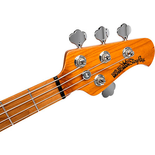 Ernie Ball Music Man StingRay Special HH Electric Bass Guitar Black and Chrome - musicians--Friend