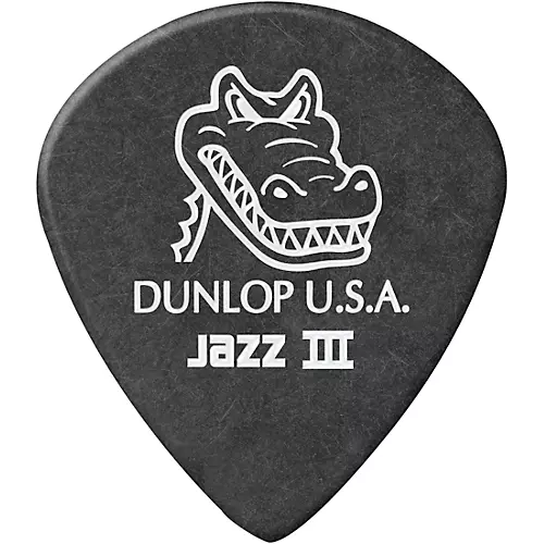 Dunlop Gator Grip Jazz III Guitar Picks 1.4 mm 6 Pack - musicians--Friend