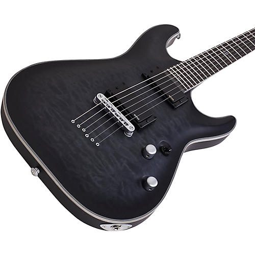 Schecter Guitar Research C-1 Platinum Electric Guitar Satin Purple Burst - musicians--Friend