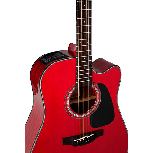 Takamine G Series GD30CE Dreadnought Cutaway Acoustic-Electric Guitar Wine Red - musicians--Friend