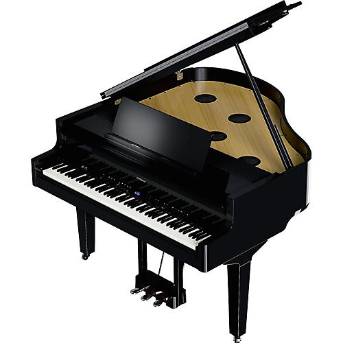 Roland GP-9 Digital Grand Piano With Bench Polished Ebony - musicians--Friend