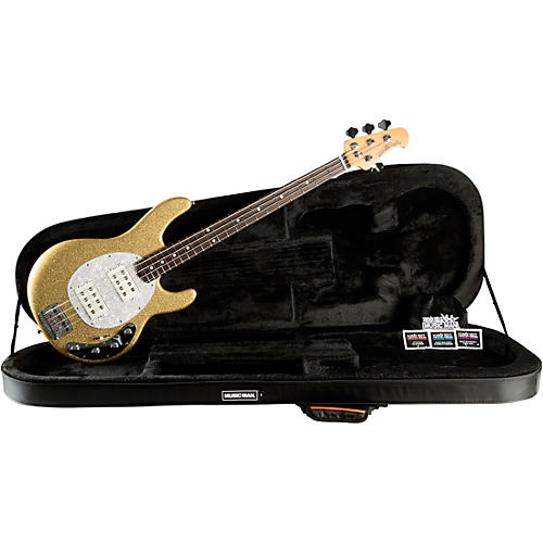 Ernie Ball Music Man StingRay Special HH Electric Bass Guitar Black and Chrome - musicians--Friend