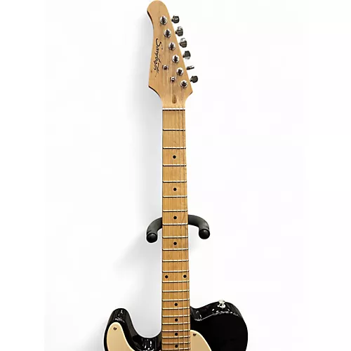 Used Sawtooth ET Black Electric Guitar Black - musicians--Friend