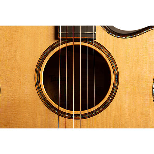Taylor Builder's Edition K14ce V-Class Grand Auditorium Acoustic-Electric Guitar Kona Burst - musicians--Friend
