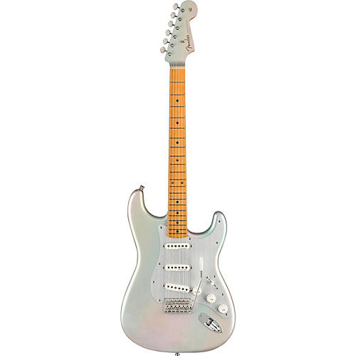 Fender H.E.R. Stratocaster Electric Guitar Chrome Glow - musicians--Friend