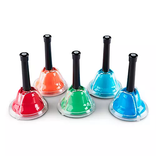 Rhythm Band Kid's Play 5-Note Chromatic Add-On Hand/Desk Bell Set - musicians--Friend