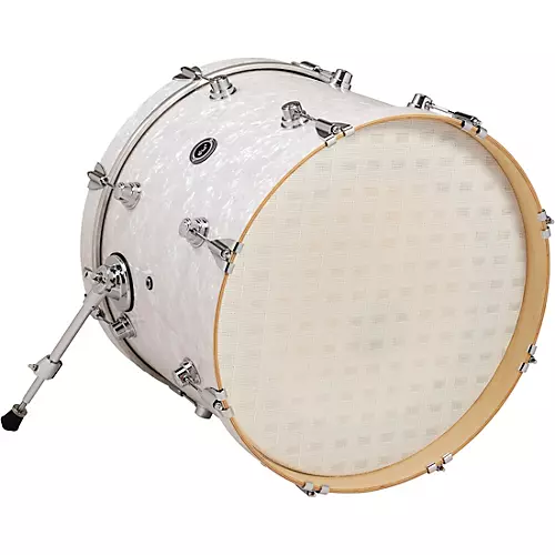 DW DWe Wireless Acoustic/Electronic Convertible Bass Drum 20 x 14 in. Finish Ply White Marine Pearl - musicians--Friend