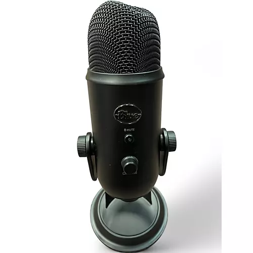 Used Blue Yeti BLACKOUT USB Microphone - musicians--Friend