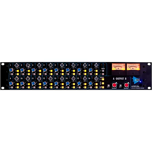 API ASM164 16-Channel Rackmount Analog Summing Mixer - musicians--Friend
