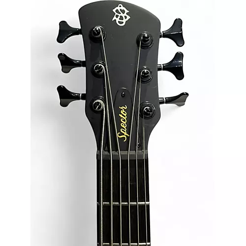 Used Spector NS Pulse 6 Black Stain Electric Bass Guitar Black Stain - musicians--Friend