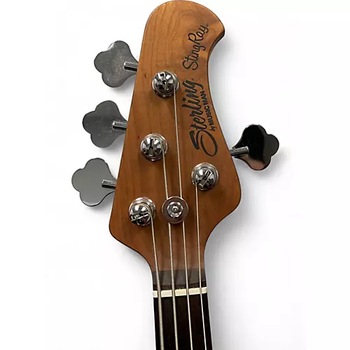 Used Sterling by Music Man RaySS4 Blue Electric Bass Guitar Blue - musicians--Friend
