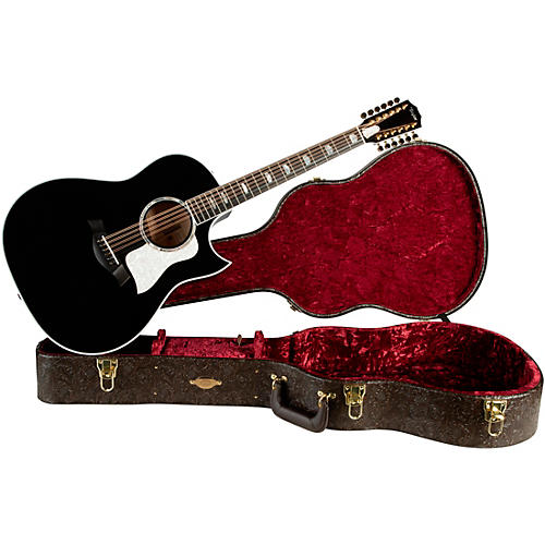 Taylor 657ce Doce Doble 12-String Grand Pacific Acoustic-Electric Guitar Black - musicians--Friend