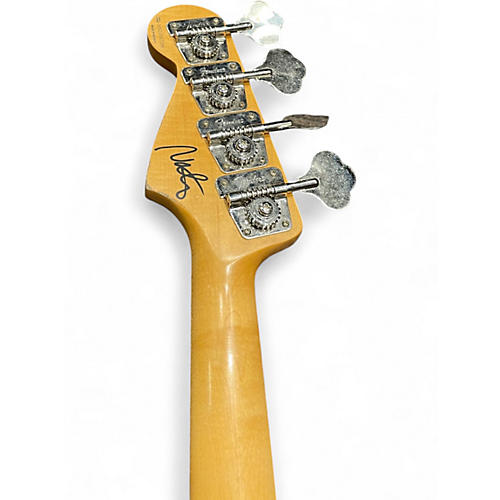 Used 2022 Fender Nate Mendel Signature Precision Bass Candy Apple Red Metallic Electric Bass Guitar Candy Apple Red Metallic - musicians--Friend