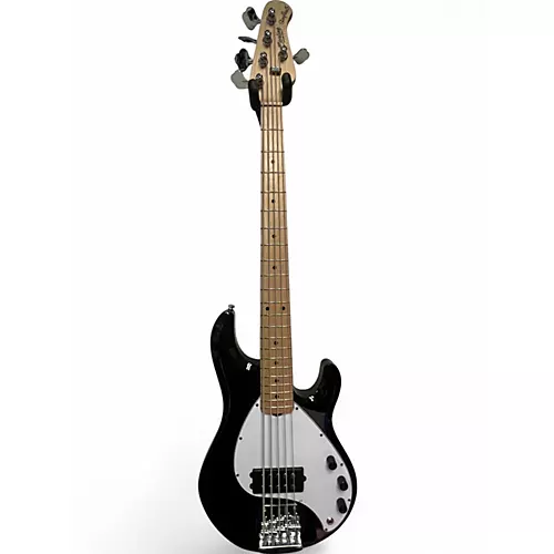Used Sterling by Music Man STINGRAY 5 Black Electric Bass Guitar Black - musicians--Friend