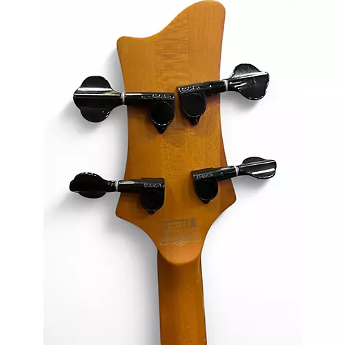 Used Schecter Guitar Research Stiletto-4 Natural Electric Bass Guitar Natural - musicians--Friend