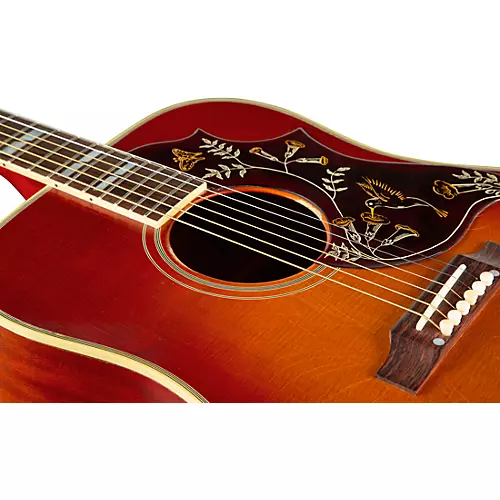 Gibson Murphy Lab 1960 Hummingbird Light Aged Acoustic Guitar Heritage Cherry Sunburst - musicians--Friend