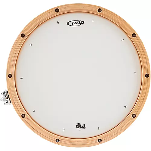 PDP by DW Concept Series 20-Ply Snare Drum With Wood Hoops 14 x 6.5 in. Natural Lacquer - musicians--Friend