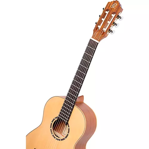 Ortega Family Series R121L-3/4 3/4 Size Left-Handed Classical Guitar Satin Natural 0.75 - musicians--Friend