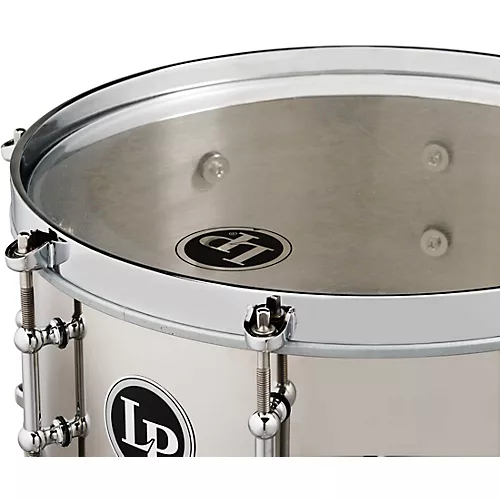 LP Stainless Steel Salsa Snare Drum 13 x 5.5 in. Stainless Steel - musicians--Friend