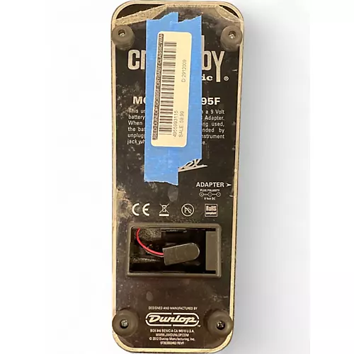 Used Dunlop GCB95F Crybaby Classic Wah With Fasel Inductor Effect Pedal - musicians--Friend