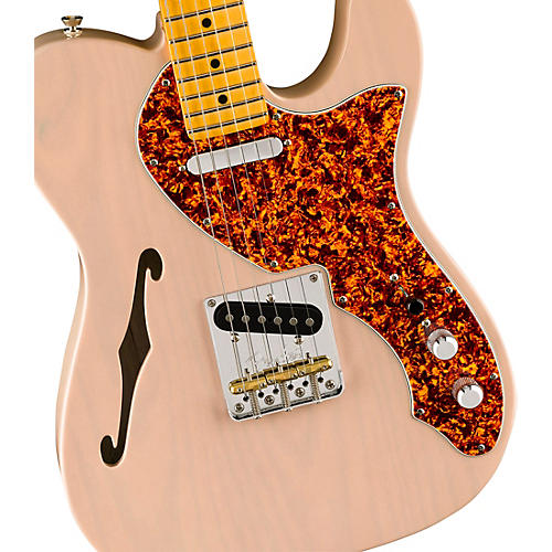 Fender American Professional II Telecaster Thinline Limited-Edition Electric Guitar Transparent Shell Pink - musicians--Friend