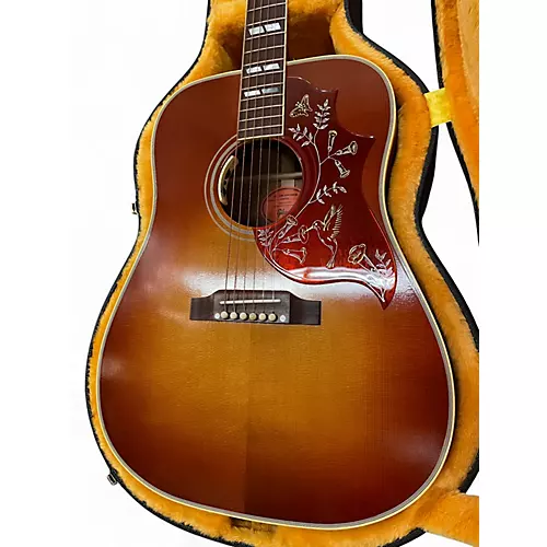 Used Gibson Gibson Custom Shop 1960 Hummingbird Cherry Sunburst Acoustic Guitar Cherry Sunburst - musicians--Friend