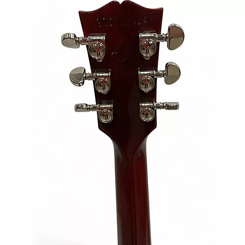 Used 2021 Gibson Les Paul Classic Trans Cherry Solid Body Electric Guitar Trans Cherry - musicians--Friend