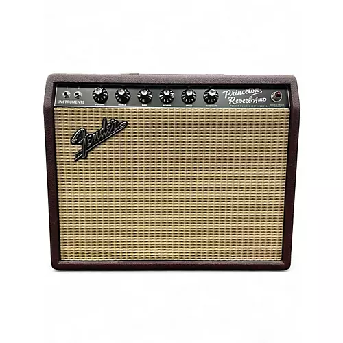 Used Fender 1968 Custom Princeton Reverb 12W 1x10 Tube Guitar Combo Amp - musicians--Friend
