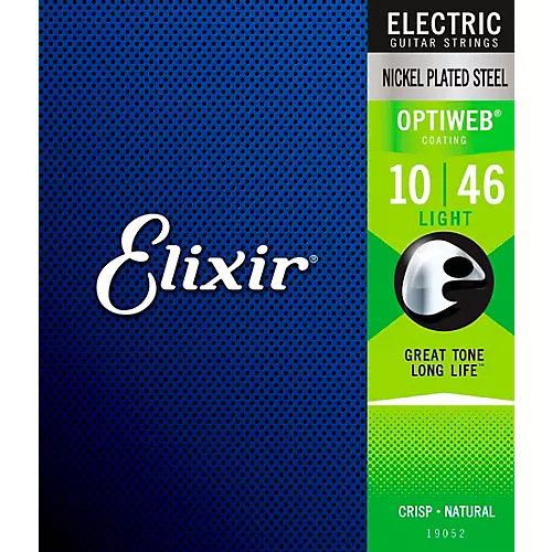 Elixir Electric Guitar Strings With OPTIWEB Coating, Light (.010-.046) - musicians--Friend