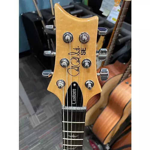 Used PRS SE Custom 24 Lime Greren Solid Body Electric Guitar Lime Greren - musicians--Friend