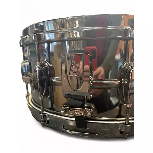 Used TAMA 4.5X14 Metalworks Snare Black Drum Black 5 - musicians--Friend