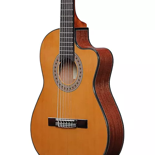 Ibanez GA5TCE3Q Classical 3/4 Acoustic-Electric Guitar Amber - musicians--Friend