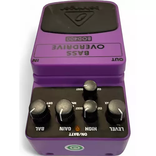 Used Behringer BOD400 Bass Overdrive Bass Effect Pedal - musicians--Friend
