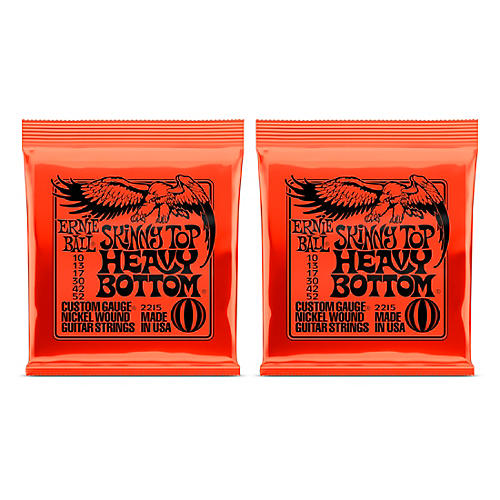 Ernie Ball 2215 Nickel Wound Skinny Top/Heavy Bottom Electric Guitar Strings 2-Pack - musicians--Friend