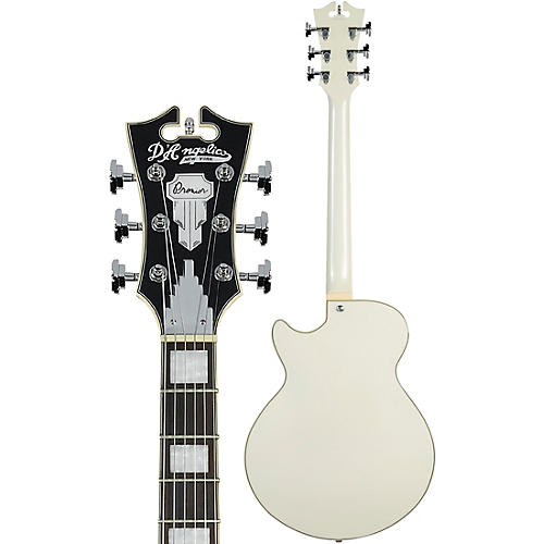 D'Angelico Premier SS Semi-Hollow Electric Guitar With Stopbar Tailpiece Champagne - musicians--Friend