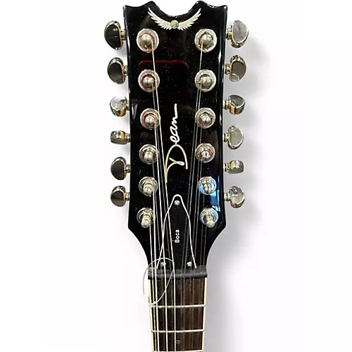 Used Dean Boca 12 Brown Solid Body Electric Guitar Brown - musicians--Friend