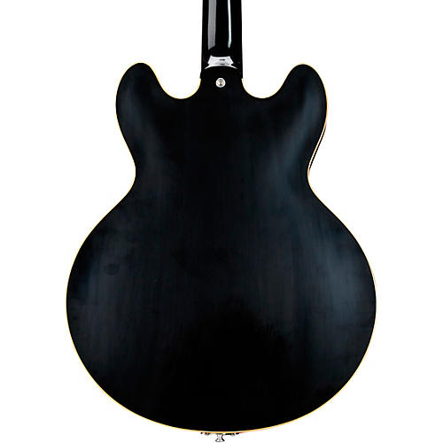 Gibson Custom 1964 Trini Lopez Standard Reissue Ultra-Light Aged Semi-Hollow Electric Guitar Ebony - musicians--Friend